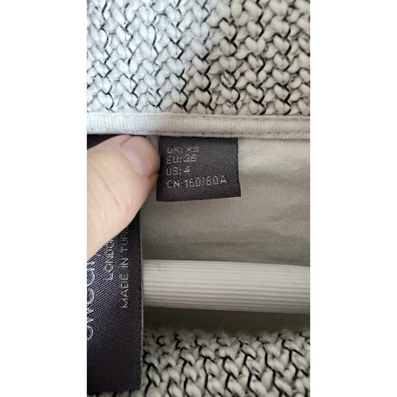 Anthropologie Sweaty Betty Restful Boucle Half Zip Sweatshirt Gray‎ XS EUC - Picture 9 of 11